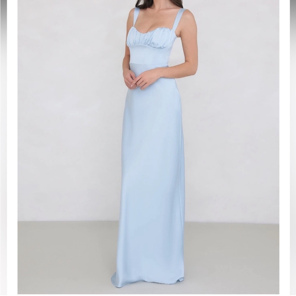 Park & Fifth ‘Dawson’ Blue Maxi Dress, Size Small
